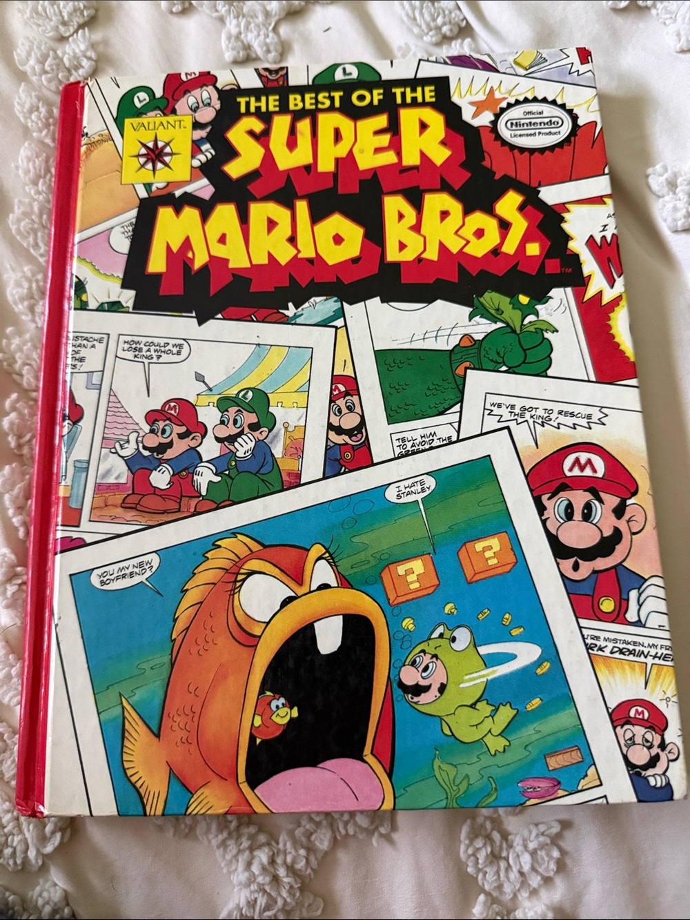 Nintendo Super Mario Bros. Comic Hardcover – Red & Multicolor Cover